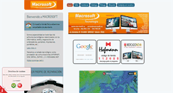 Desktop Screenshot of macrosoft.es
