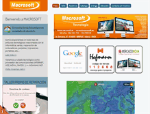 Tablet Screenshot of macrosoft.es